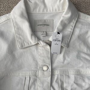 Banana Republic Women's Cream Jean Jacket